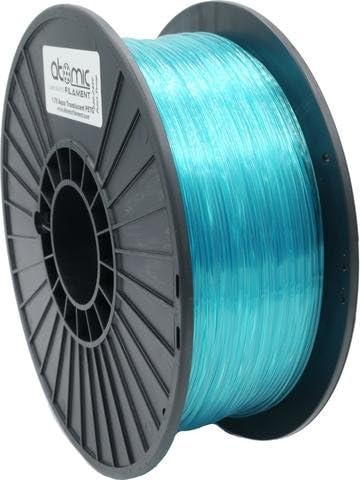 1.75mm Aqua Translucent Atomic Filament PETG 1kg Spool