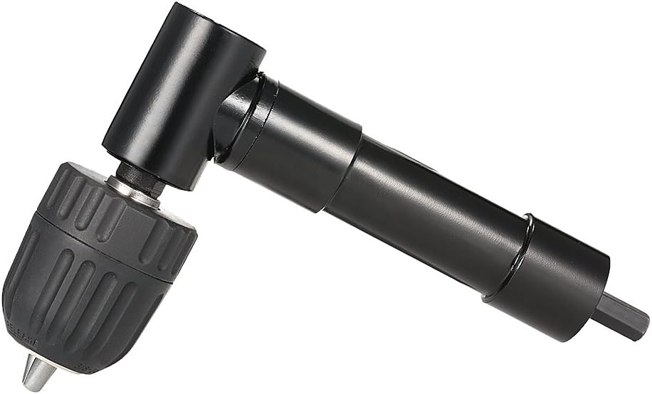 VISLONE Right Angle Drill, 0.8-10mm Right Angle Bend Extension, Adapter Attachment Cordless 90 Degrees for Tight Corner Workspace - Image 5