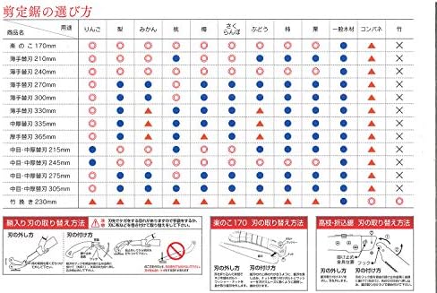 Amazon 果樹剪定用 天寿 剪定 鋸 300mm 専用替刃 24枚組 園芸用のこぎり