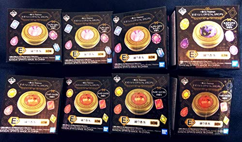 Amazon 一番くじ Pokemon Eievui Crystal Drops E賞 練り香水8点
