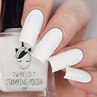 Stamping Polish Opaque in 1 Coat by Twinkled T (Glow Up (White))