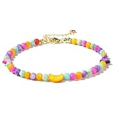 Starain Colorful Beaded Anklets for Women, Beach Anklet, Boho Bead Ankle Bracelets, 8.5 inch