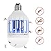 TBNEVG Bug Zapper Light Bulb Lamp,Electronic Mosquito Insect Fly Trap Killer, 110V 15W Mosquito Repellent Bulb for Home Indoor Outdoor Garden Patio Backyard by