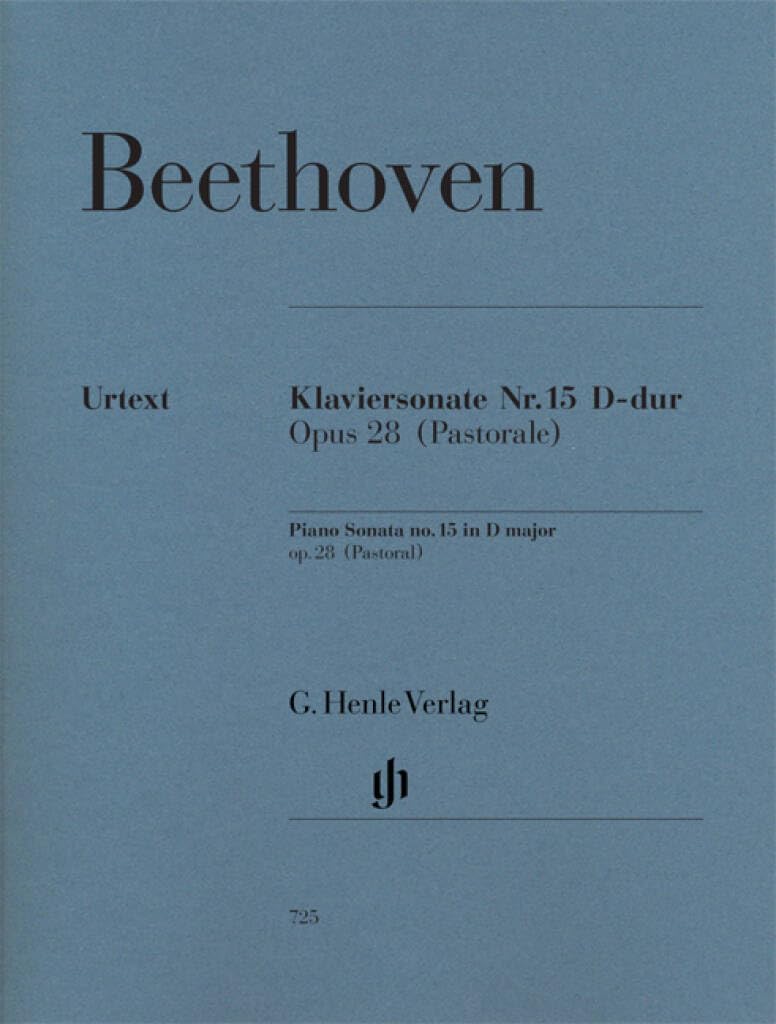 Piano Sonata no. 15 in D op. 28 - Piano - Revised edition - (HN 725): Instrumentation: Piano solo
