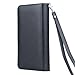 Galaxy Note 5 Case,by Ailun,Samsung Note5 Wallet Case,Two-in-One PU Leather Wallet Case,Magnetic Detachable TPU Back Cover&Multiple Card Slots Cash Pocket,Wrist Strap[Black]