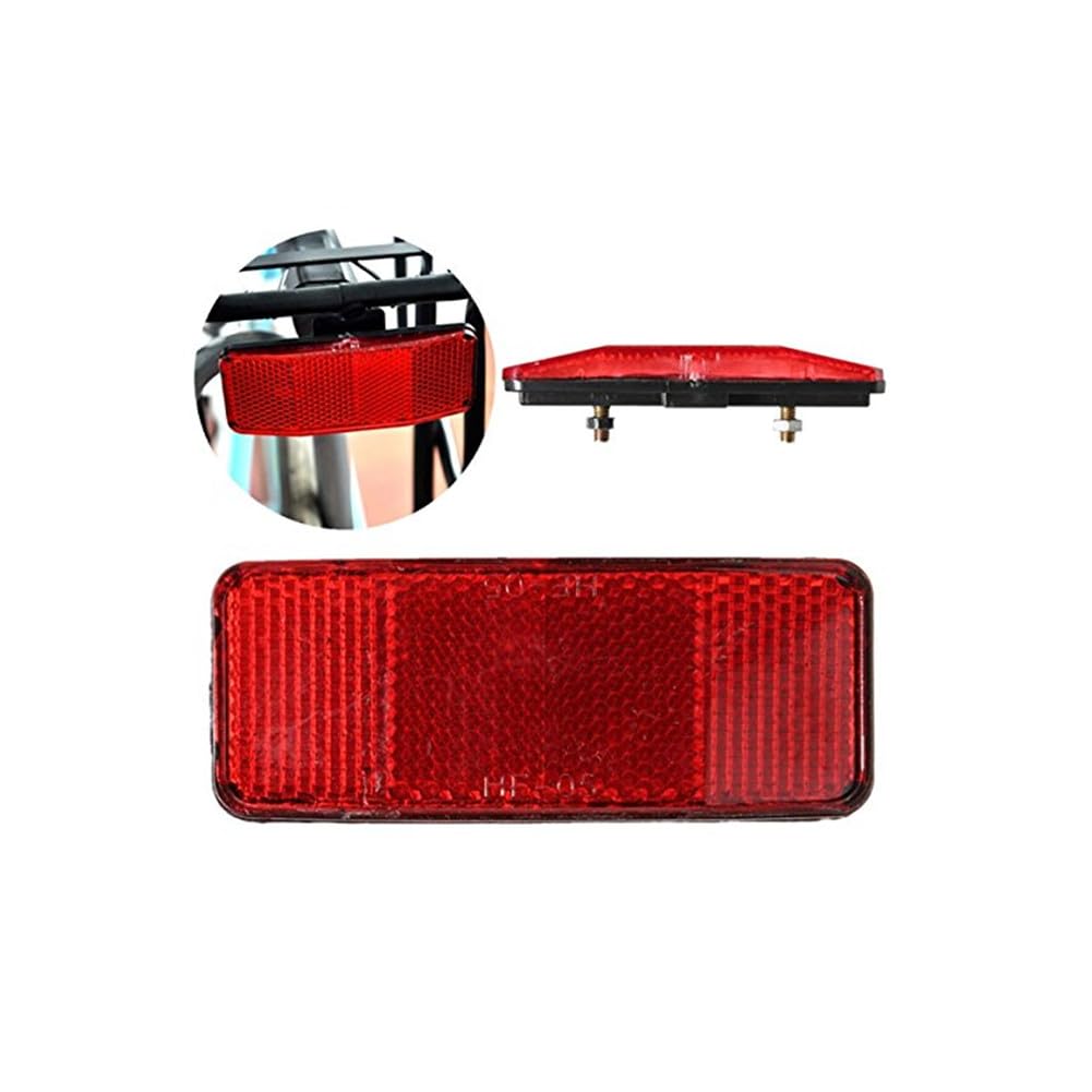 Inovey Fahrrad Fahrrad Sicherheit Vorsicht Warnung Reflektor Scheibe Für Hinten Pannier Racks Frame