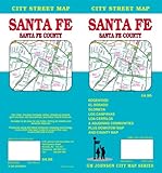 Santa Fe, New Mexico / Santa Fe County Street Map by 