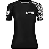 Raven Fightwear Women's Aerial Assault Short Sleeve BJJ Rash Guard MMA
