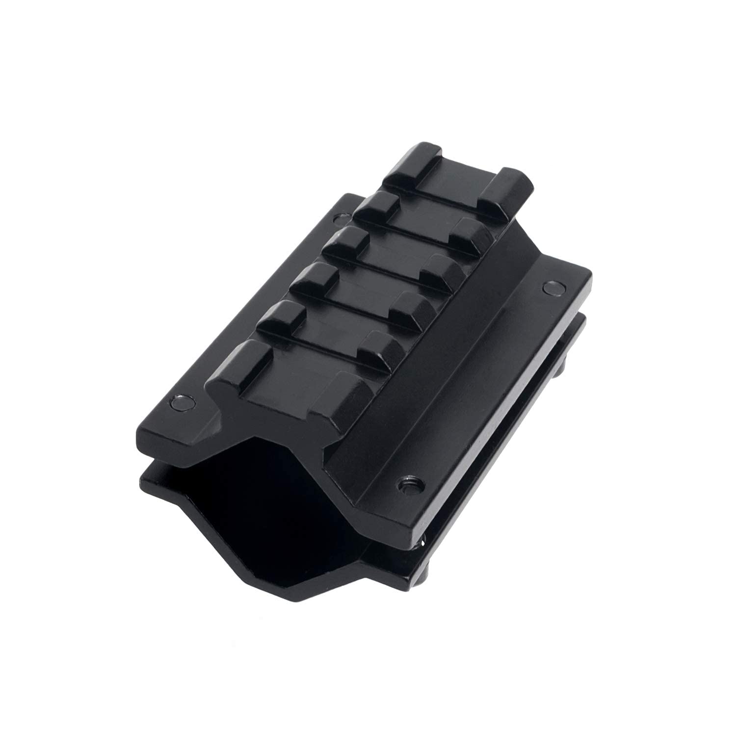 ToopMount Picatinny Weaver Rail 20mm Mount Ring Barrel Single Rail 5-Slot Optics Accessories Rails Mounting fit 19-24mm 0.75-0.94 inch Tube