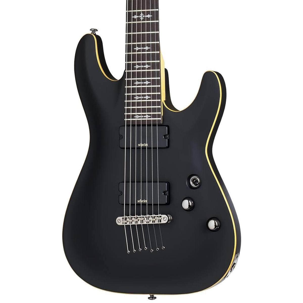 Schecter 7 String Solid-Body Electric Guitar, Aged