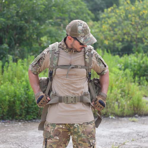 MT Military MOLLE 2 Medium Rucksack with External Frame 2.0 3Day Army Medium Ruck, Assault