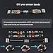 Fit Samsung Galaxy Watch (42mm)/ Gear Sport/Gear S2 Classic Bands, 20mm Elegance Vintage Leather Replacement Watch Bands Straps Wristbands with Metal Clasp Accessories for Galaxy Watch 42mm (Black)
