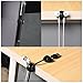 Mudder 12 Pack Multipurpose Cable Clips Holders Cord Management System for Computer, Charging or Mouse Cord, Black