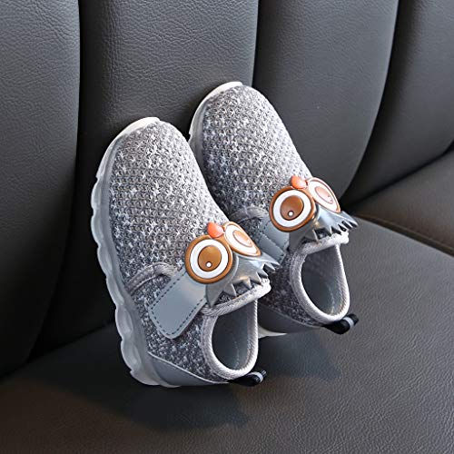 Infant Toddler Baby Boys Cute Cartoon LED Luminous Girls Sport Shoes Sneakers - Thumbnail 2