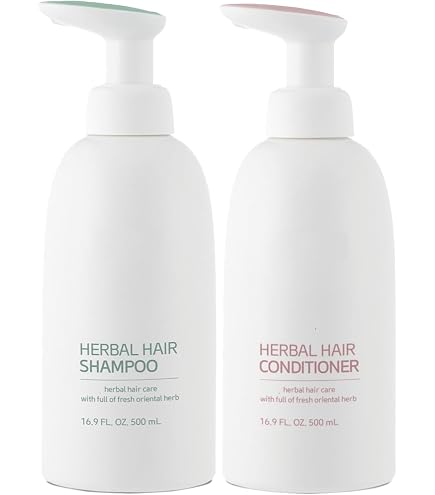 Amazon.com : Atomy Herbal Hair Shampoo 500ml + Conditioner 500ml