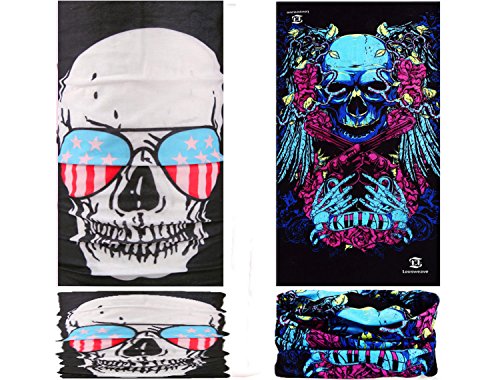 image for WONBURY 5 PCS UV Headwear Versatile Outdoors Head Wrap,Neck Gaiter, Fi