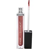 SIGMA BEAUTY Moisturizing Smooth Tinted Lip Gloss Shimmer - Soft Rosewood Shimmer - Moisturizing, High Shine, Non Sticky Lip Gloss - Wear Alone or Over Lipstick - Secret Garden
