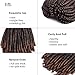 8 Inch 3 Pack Crochet Hair Ombre Spring Twist Crochet Braids Twist Hair 1B30# Spring Crochet Braiding Twist Crochet Hair Synthetic Hair for Women