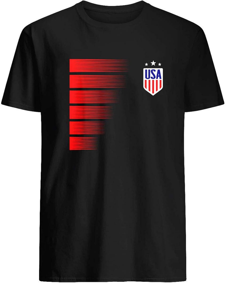 Amazon.com: USA National Soccer Team Version2 Short Sleeves Shirt, Unisex Hoodie, Sweatshirt for 