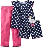Carter's 3 Piece Pj Set 333g028, Fall Navy