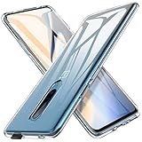 oneplus 7 pro case ainoya crystal clear soft tpu bumper shock absorption technology drop cushion raised bezels slim protective cover for oneplus 7 pro transparent 