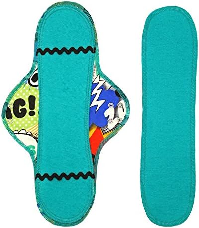 Lunapads - 1 Long Menstrual Pad and Insert (Cartoon Pop)