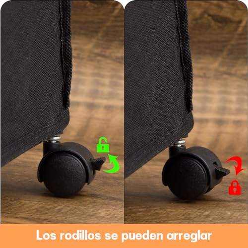 Organizador de Almacenamiento para Cama, 2pcs Contenedores de Almacenamiento Debajo de La Cama con Ruedas, Zapatera Bajo Cama para Ropa, Mantas, Juguetes, Zapatos y Libros
