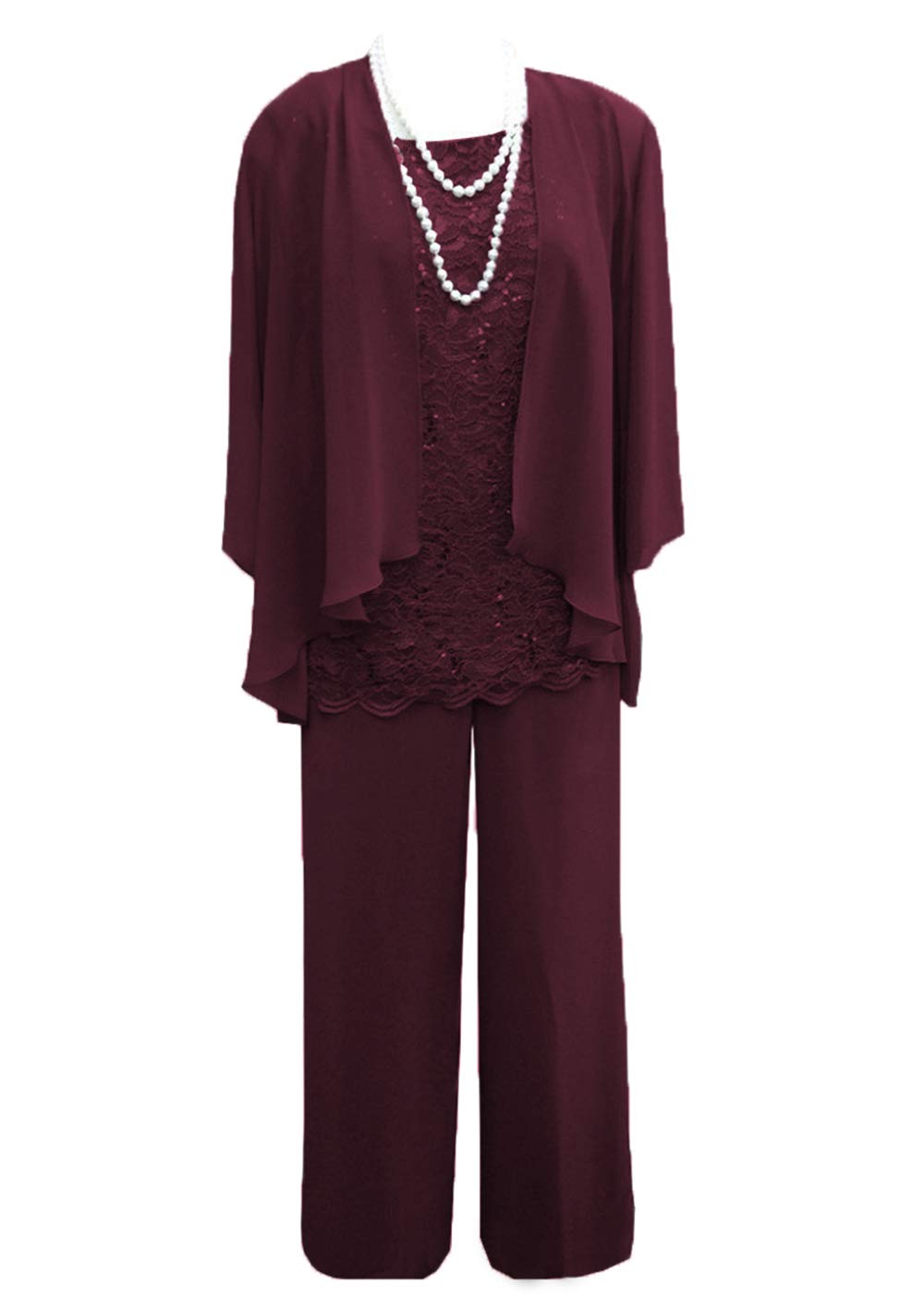 mother of the bride pant suits burgundy