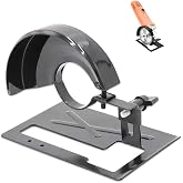 ZORZA 100-125mm Angle Grinder Cutting Bracket Protective Guard Shield Cover | 2-3cm Adjustable Knob,Angle Grinder Stand Holder,Compatible with 100mm,115mm,125mm Angle Mill