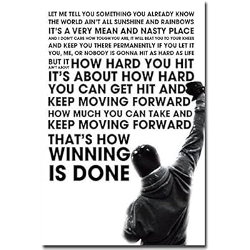 Amazon.com: How Hard You Hit How Winning Is Done - Rocky Balboa
