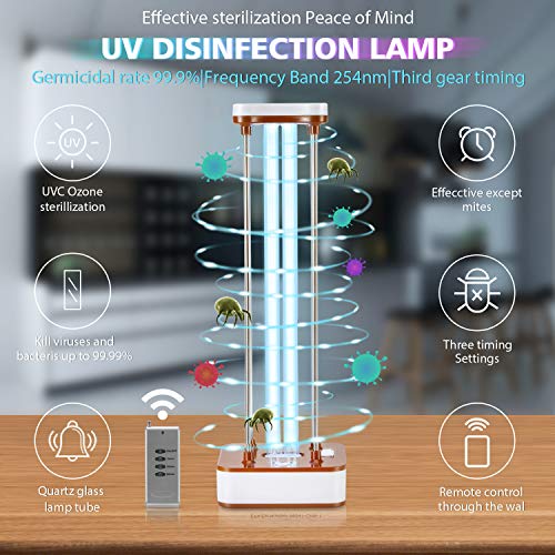 UV Germicidal Lamp, Ozone UV Disinfection Light Ultraviolet Germicidal