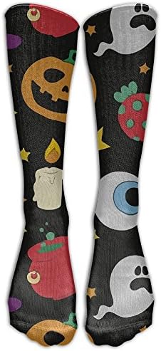 NEW SNM HILL Lovely Halloween Bat Pumkin Unisex Sport Athletic Stocking Socks(c33042a3) 0