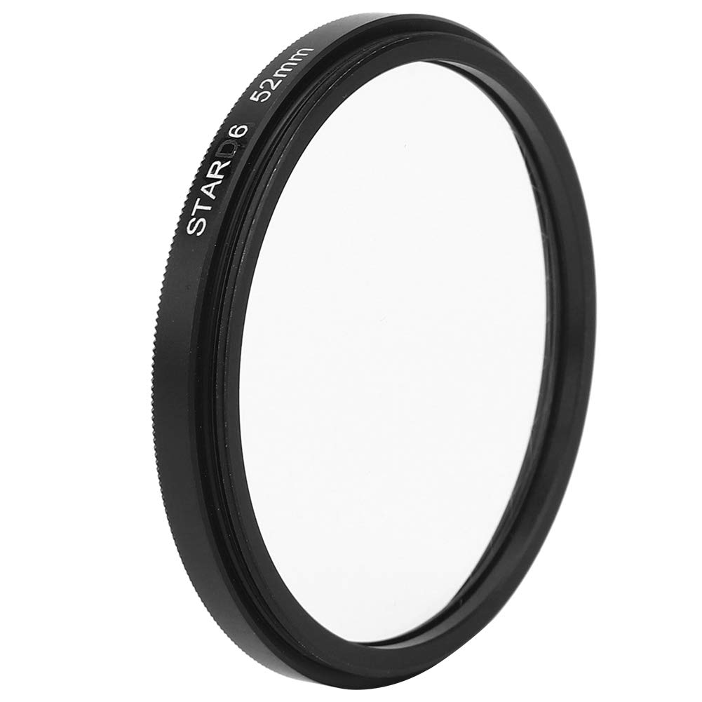 52mm Star Filter, Star-Effect Lens Filter, Special Effects Filter, Star Lens Filter for Canon/Nikon/Sony/Pentax/Olympus/Fujifilm Camera Lens