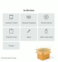 CUPEISI Android 15 Tablet 10 Inch, 20GB RAM+128GB