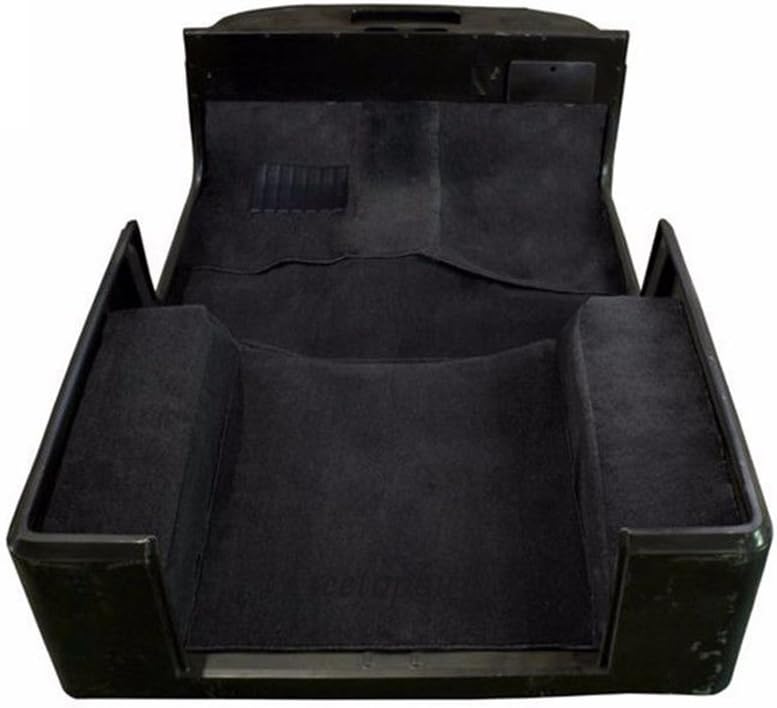 JEOBEST YJ Jeep Wrangler 1987-1995 6 Pieces Full Set Carpet Kit Floor Mat Black