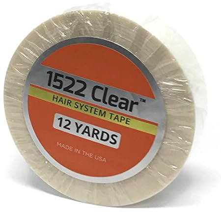 Clear 3/4" x 12 Yard Roll Toupee Tape by 100% AUTHENTIC 3M Clear mfg. by Walker Tape, Co.