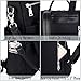 UTO Women Backpack Purse 3 ways Oxford Waterproof Cloth Nylon Ladies Rucksack Shoulder Bag Black