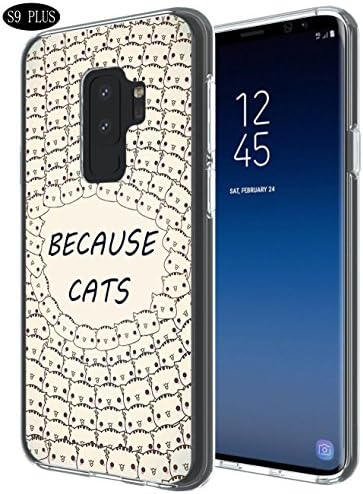 S9 Plus Case Cats,Gifun [Anti-Slide] and [Drop Protection] Soft TPU Protective Case Cover for Samsung Galaxy S9 Plus (2018) - Cats