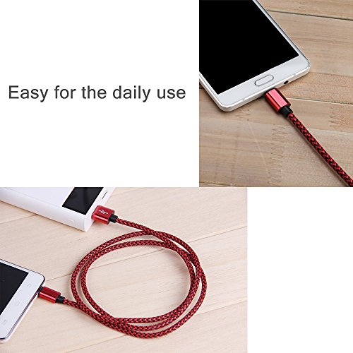 FREE SHIPPING Galaxy S7 Edge Charger,Pack3 6ft 2m Extra Long Braided