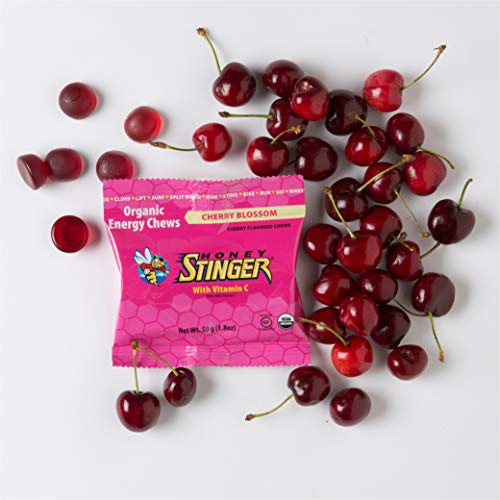 Honey Stinger Organic Energy Chews, Cherry Blossom, 1.8 Ounce (Pack of 12)