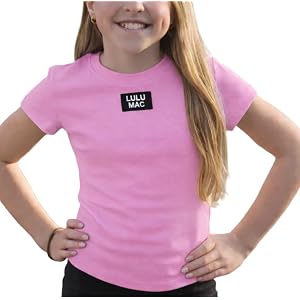 LULU MAC Kids Solid Color Cap Sleeve Top