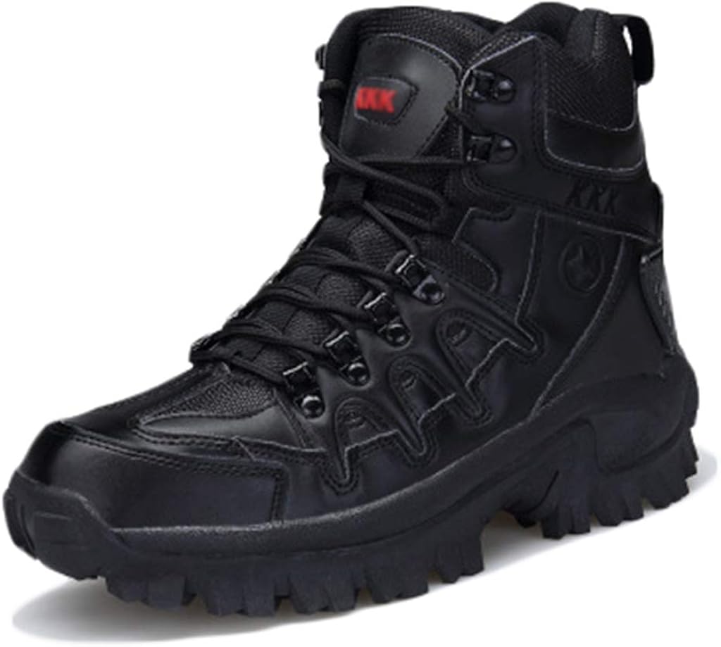 Wygwlg Mens Special Forces Boot Lightweight Military Combat Boots Low Rise Hiking Boots Durable