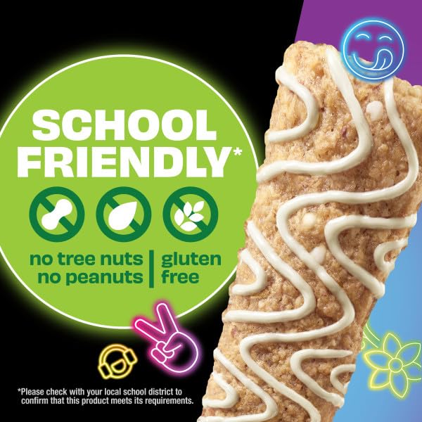 KIND KIDS GRANOLA BARS, VANILLA SWIRL, GLUTEN FREE, LOW SODIUM, PEANUT AND TREE NUT FREE SNACKS, 5G PROTEIN, 5 COUNT