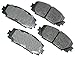 Akebono ACT1184 Proact Ultra Premium Ceramic Disc Brake Pad kit