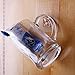 Transparent Super Heavy Duty Seamless Hooks,Reusable Crystal Adhesive Hooks for Kitchen Bathroom,Pack of 6