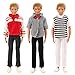 Barwa 3 Sets Doll Clothing Suit Fashion Casual Wear Clothes/outfits for Barbie's Boy Friend Ken Doll