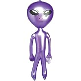 Rhode Island Novelty 2' Purple Inflatable Martian Alien Prop Toy Decoration