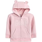 GAP unisex-baby Logo Full Zip Hoodie