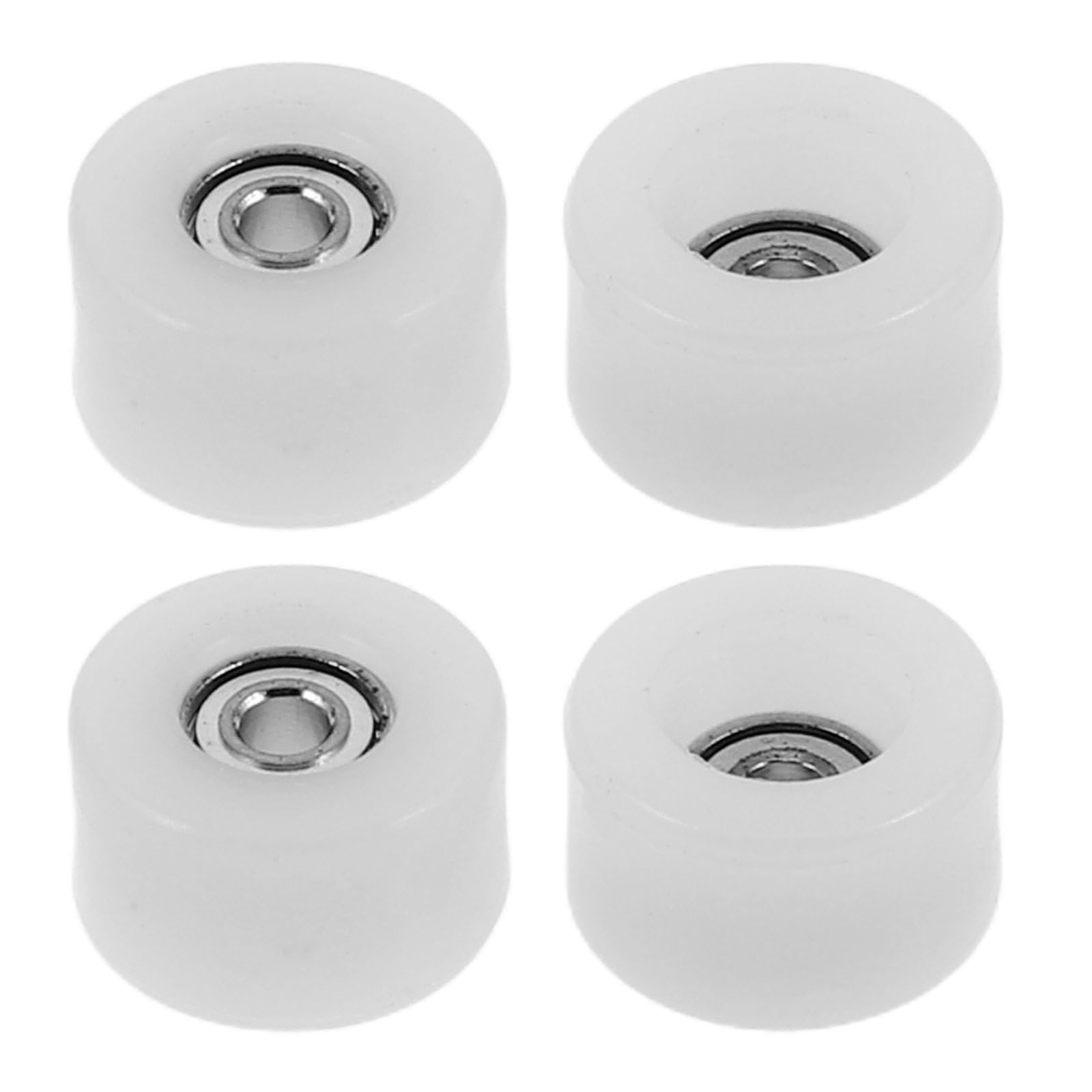 GALPADA Finger Skateboard Wheels with Bearings 4Pcs Set Mini Skateboard Accessories for Repairing and Replacement Smooth Rolling Durable