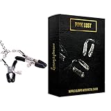 Pink Lust SM Nipple Clamps with Metal Chain Novelty
